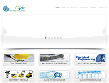 Tablet Screenshot of cijocglobalservices.com